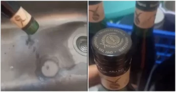 Quiso comprar fernet, pero recibió botellas con pintura: perdió 340 mil pesos