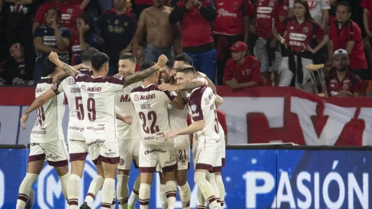 Lanús se hizo fuerte en Colombia y pasó a semifinales de la Sudamericana en los penales