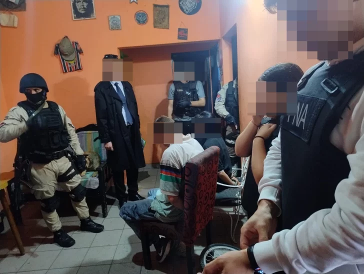 Prefectura desbarató una banda internacional de narcotraficantes