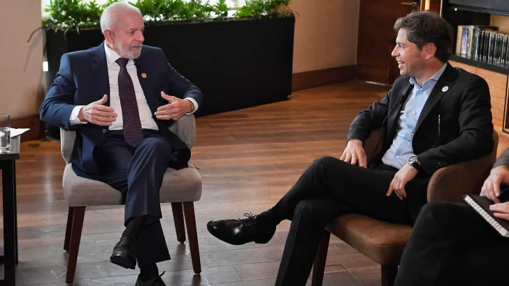 Kicillof se reunió con el presidente Lula da Silva