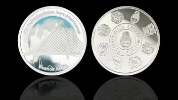 Lanzan una moneda de $25 con la imagen de un ícono de Buenos Aires