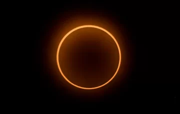 Seguí en vivo el eclipse anular solar