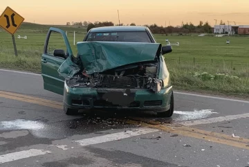 Accidente en ruta 228: una mujer hospitalizada