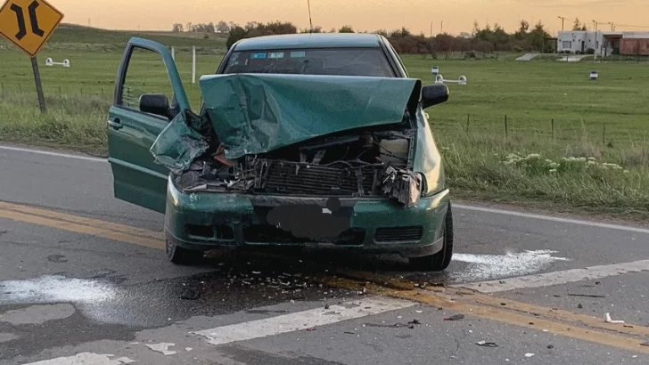 Accidente en ruta 228: una mujer hospitalizada