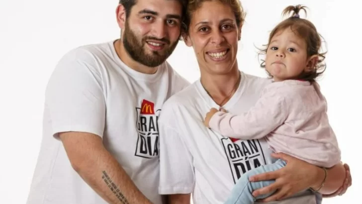 La historia de una familia necochense que fue cobijada por Casa Ronald en un duro momento