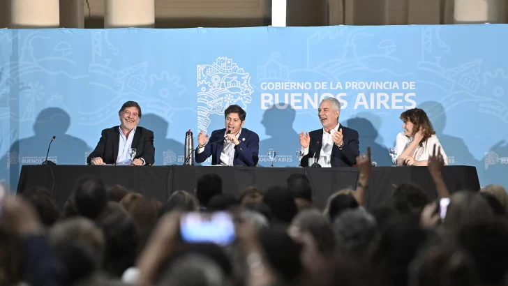 Kicillof encabezó la apertura del Congreso Provincial de Educación Sexual Integral