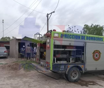 Se incendió una casa en Quequén