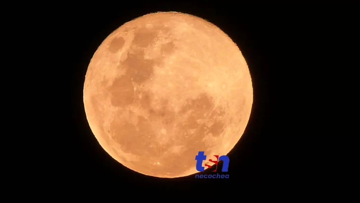 Cómo se llama la luna tan bonita que se ve hoy desde Necochea