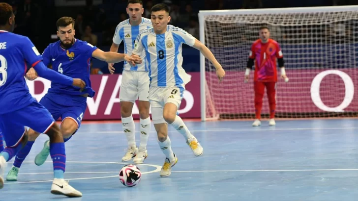 Argentina le ganó a Francia y se viene el clásico con Brasil en la final del Mundial de Futsal