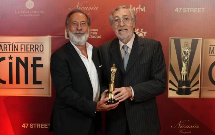 Guillermo Francella dio un batacazo y se llevó el Oro en el primer Martín Fierro de Cine