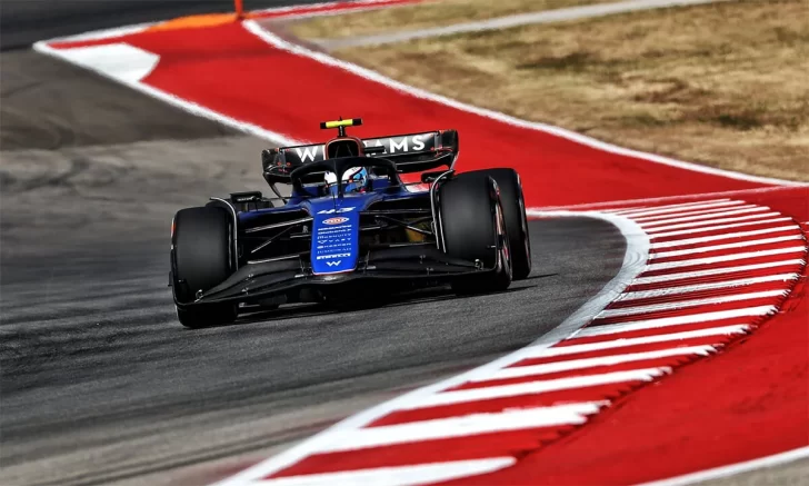 Colapinto completó otra gran carrera y volvió a sumar puntos en EE.UU., donde arrasó Ferrari