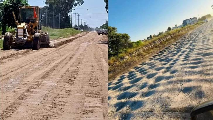 Reparan calles de tierra después de las intensas lluvias