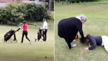 Detuvieron a la mujer que atacó a palazos a otra en un campo de golf