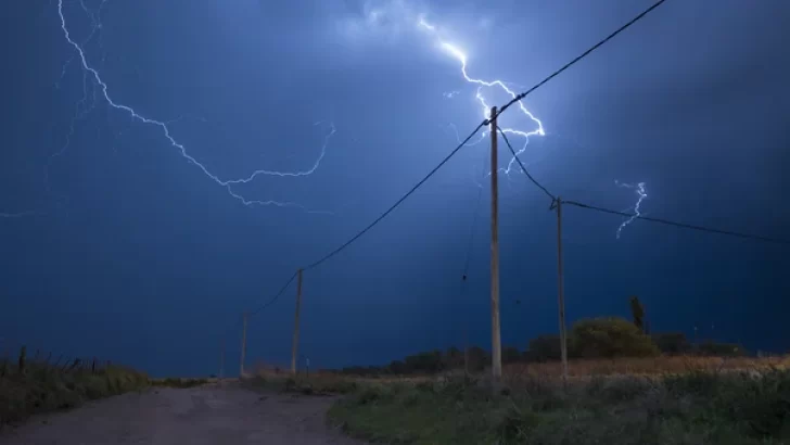 Rige una alerta amarilla por tormentas fuertes para Necochea y la región