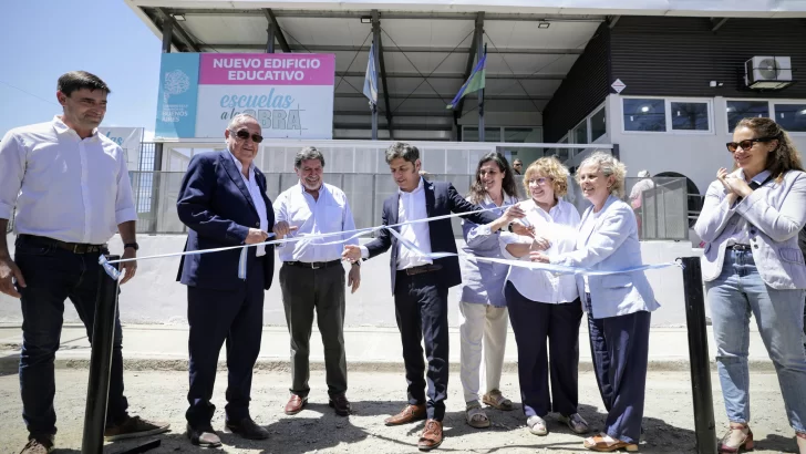 Kicillof inauguró el nuevo edificio del Jardín de Infantes Nº912