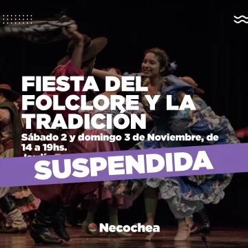 Se suspendió la Fiesta del Folclore y la Tradición