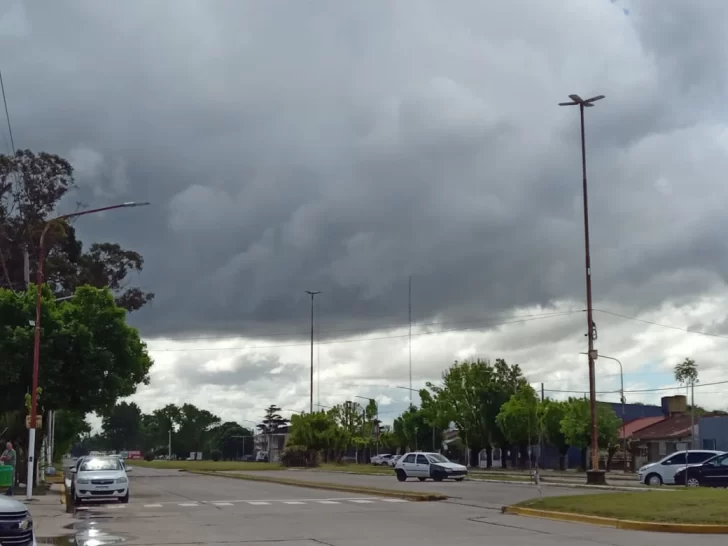 Clima variado: tormenta en la zona del hospital y sol en el centro y la playa