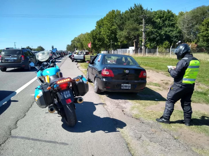 Más de 50 puestos de control en rutas a la Costa Atlántica