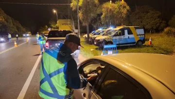 70 personas fueron detectadas conduciendo alcoholizadas en rutas hacia la costa