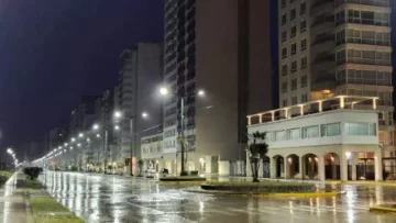 Cuánto llovió anoche en Necochea y Quequén