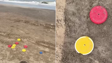 Utilizaron el “VAR” para definir un partido de tejo en la playa