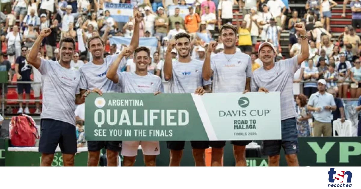 Argentina buscará vencer a Italia en los cuartos de la Copa Davis TSN