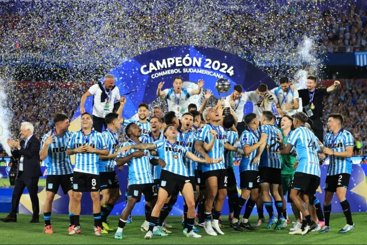 Racing le ganó a Cruzeiro de Brasil y se consagró campeón de la Copa Sudamericana