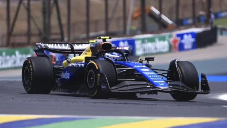 Colapinto terminó decimocuarto en la segunda sprint de clasificación en el Gran Premio de Brasil