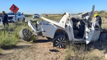 Un joven perdió la vida en un vuelco en la ruta 33