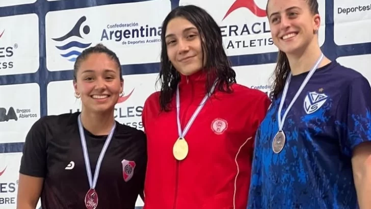 Angiolini cerró el Nacional con otros dos títulos y es triple Campeona Absoluta