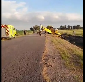 Cayó una avioneta en Lobería