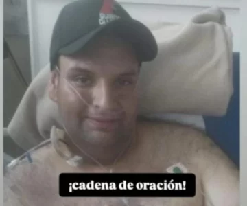 Piden cadena de oración por la salud de un hombre que protagonizó un choque días atrás