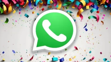 El divertido efecto “papel picado” de WhatsApp para los saludos de Año Nuevo