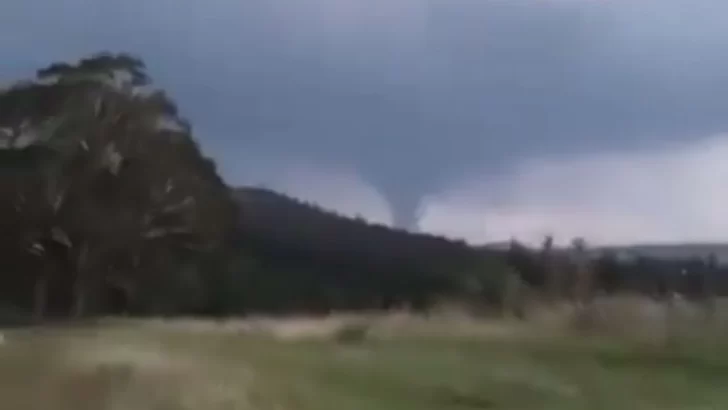 Impactante tornado pasó por Balcarce