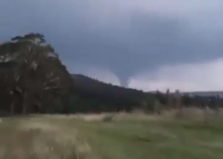 Impactante tornado pasó por Balcarce