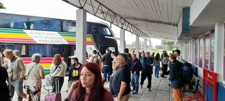 Satisfacción en la Terminal de ómnibus con el público de La Renga