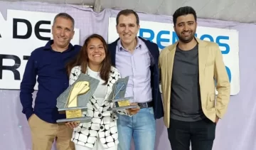 Araceli Rotela fue galardonada con el premio máximo en la Fiesta del Deporte de Lobería