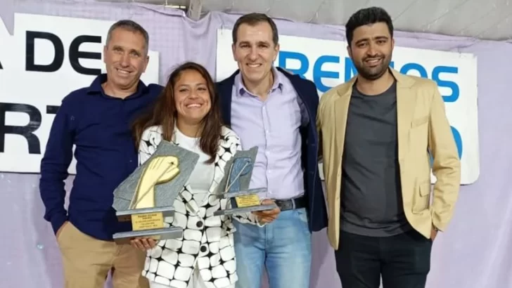 Araceli Rotela fue galardonada con el premio máximo en la Fiesta del Deporte de Lobería