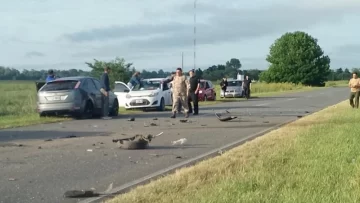 Un herido en choque entre auto y camión en ruta 74