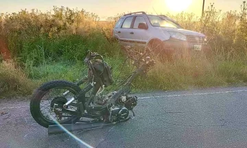 Murió un motociclista en la ruta 86