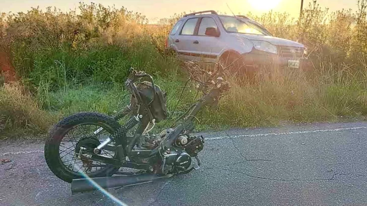 Murió un motociclista en la ruta 86