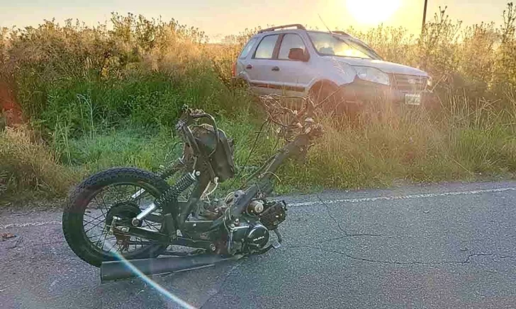 Murió un motociclista en la ruta 86