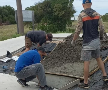 Ya esta casi finalizada la obra de la pista de skate de la plaza Vuta Loo