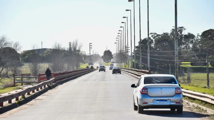 Corte vehicular en el Puente Dardo Rocha por recambio de luminarias