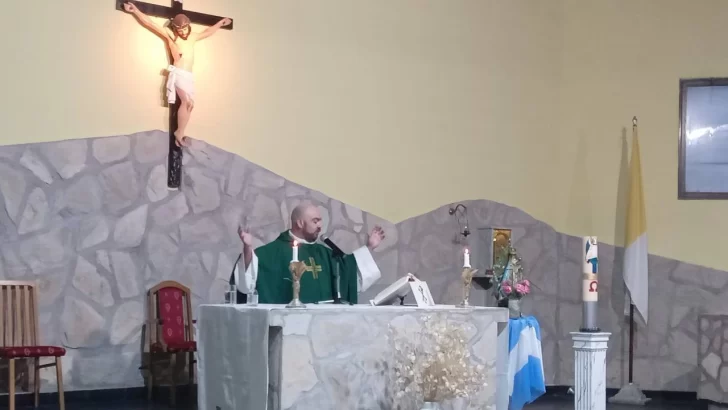 Capilla de San Cayetano: elevan plegarias por la salud de los vecinos