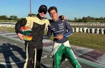 Colapinto y Bizarrap compitieron en Karting y se divirtieron en las redes sociales