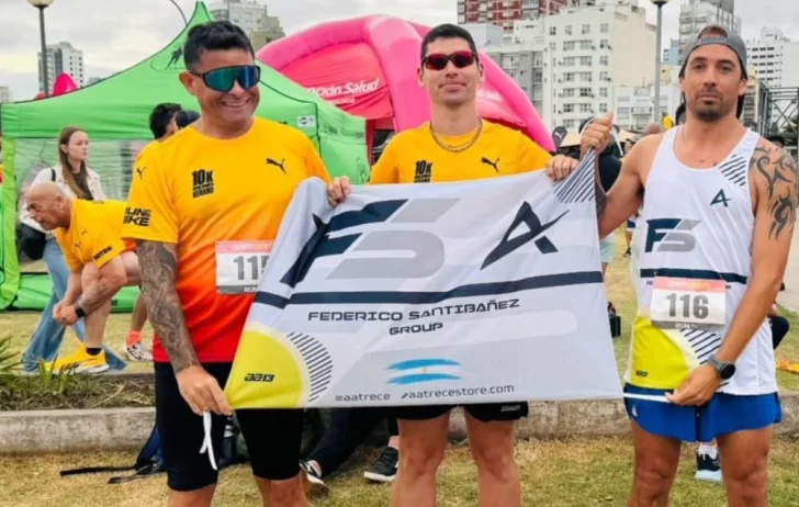 Runners necochenses del FS Group participaron en los 10K de Mar del Plata