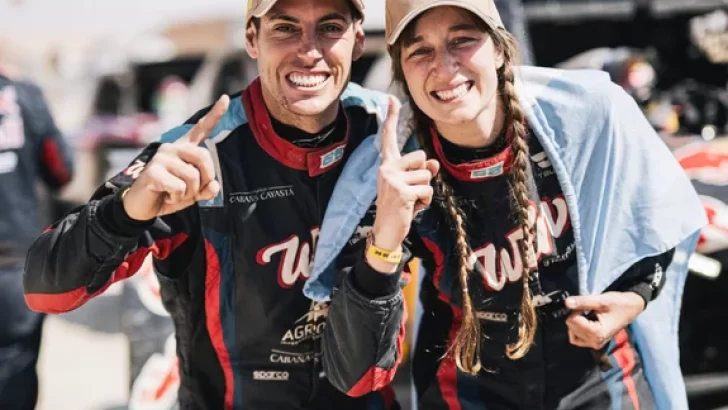 La dupla argentina Cavigliasso-Pertegarini gritó “campeón” en la categoría Challenger del Rally Dakar