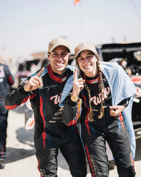 La dupla argentina Cavigliasso-Pertegarini gritó “campeón” en la categoría Challenger del Rally Dakar