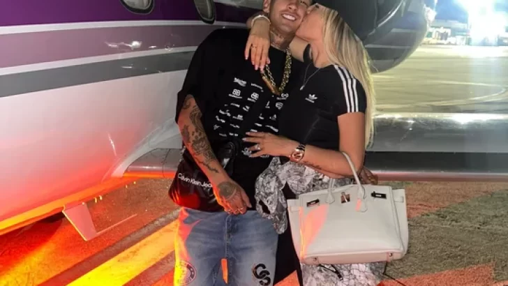 Wanda Nara y L-Gante a los besos en Córdoba: el video